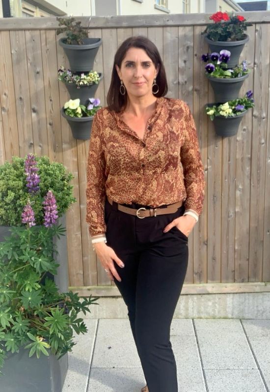 Coster Copenhagen Blouse with Python Print - Your Style Your Story