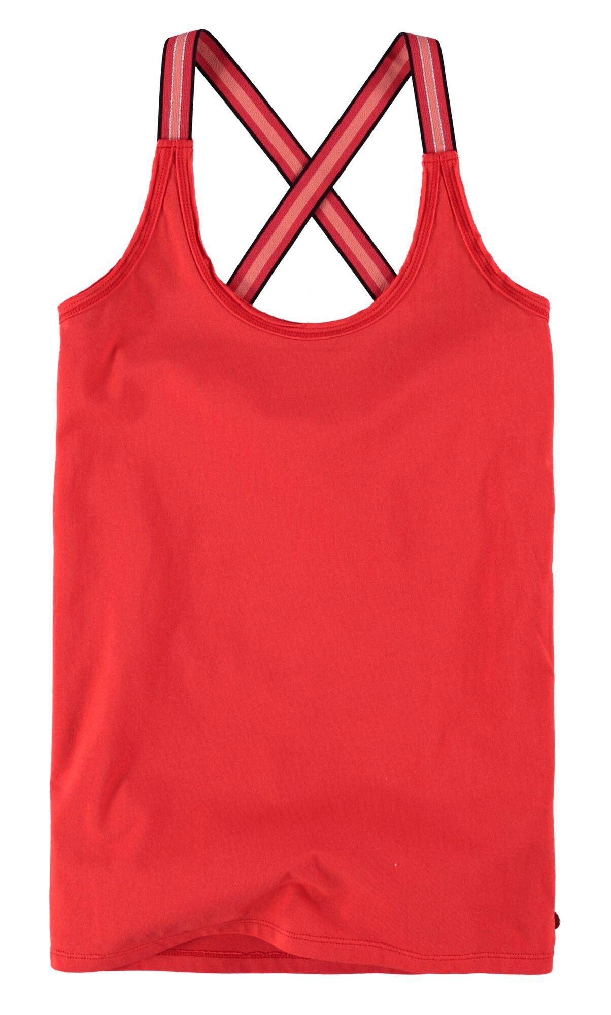 Poppy Red Sleeveless Garcia Top - Your Style Your Story