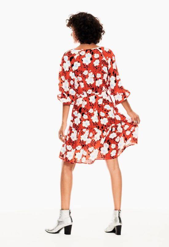 Red Dress Allover Print