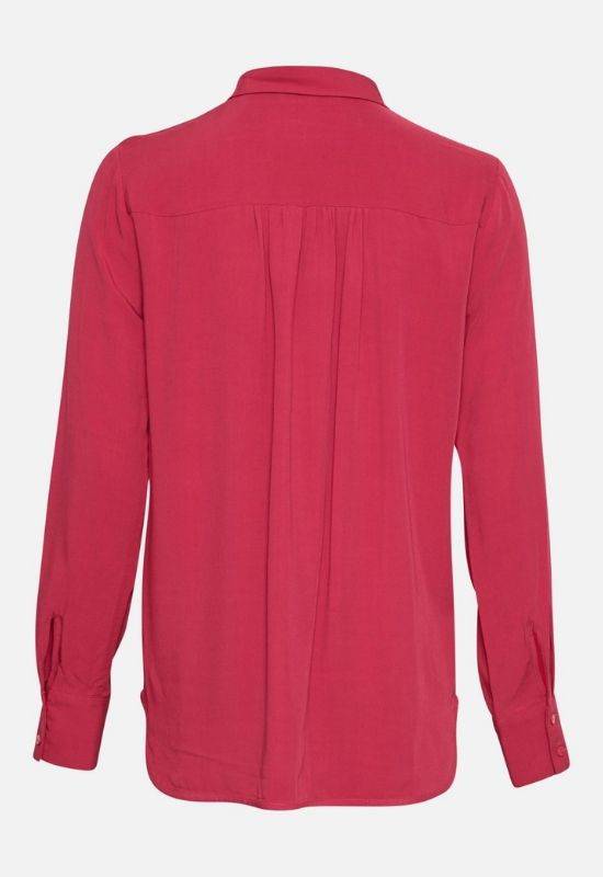 Moss Copenhagen Bright Pink Long Sleeved Shirt - Your Style Your Story