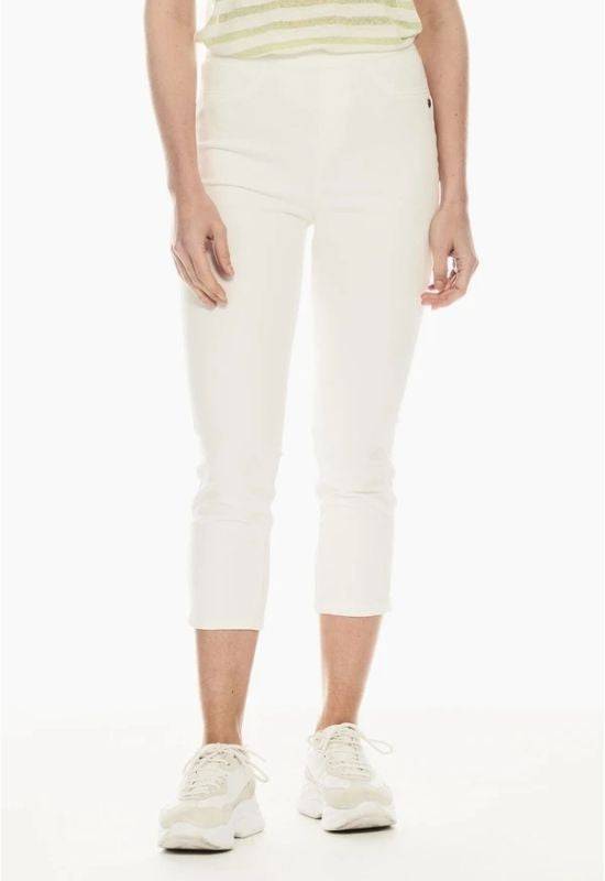 The Sally - Off White Capri Denims - Your Style Your Story