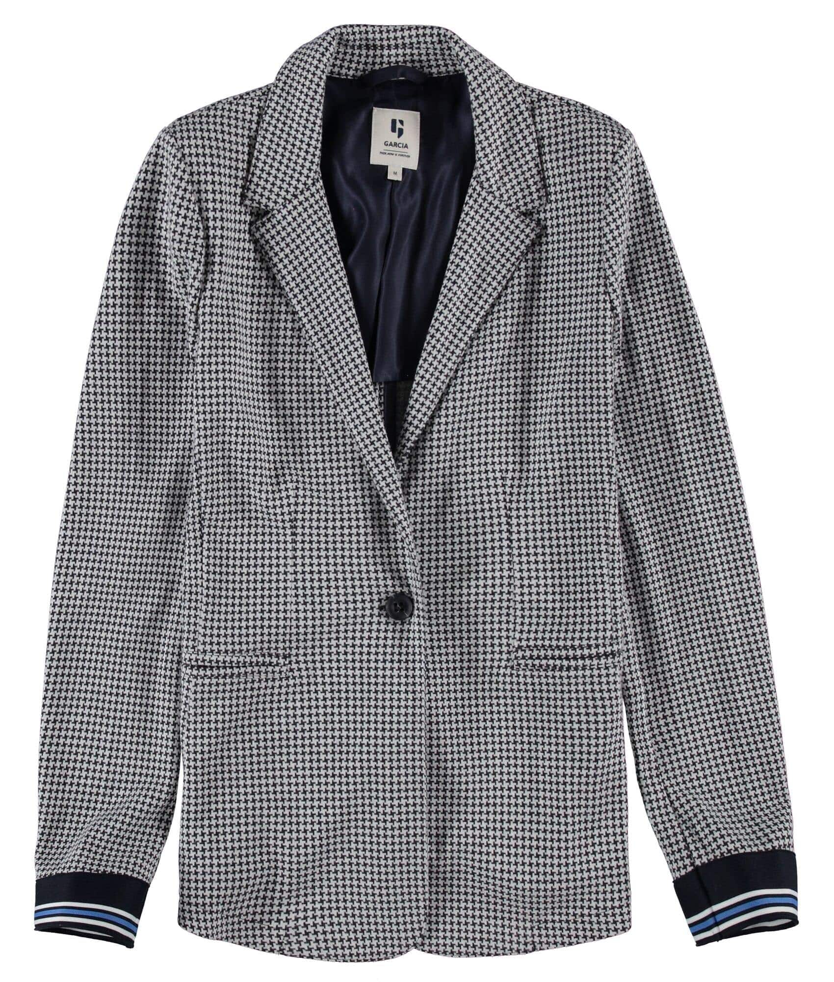 Check Garcia Suit Jacket - Your Style Your Story