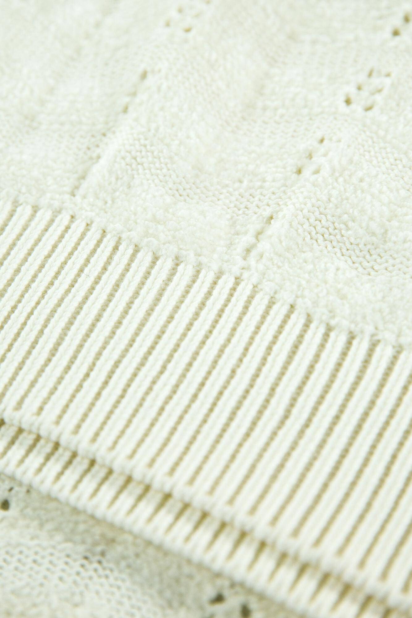 White Knitted Garcia Sweater - Your Style Your Story