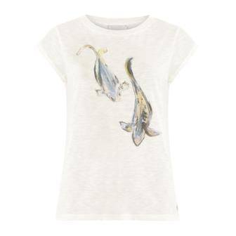 Coster Copenhagen t-shirt with fish print - Your Style Your Story