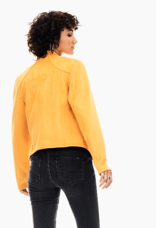 Yellow Garcia biker jacket - Your Style Your Story