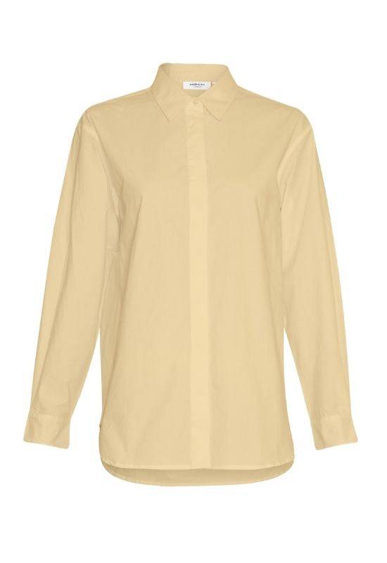 Moss Copenhagen Yellow Oversized Shirt in Organic Cotton - Your Style Your Story