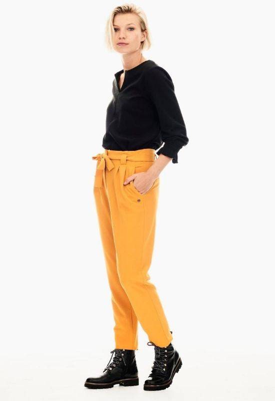 Yellow paper bag trousers store