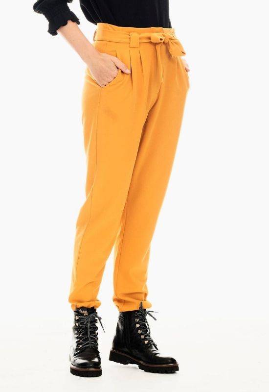 Garcia paper bag trousers black or yellow - Your Style Your Story
