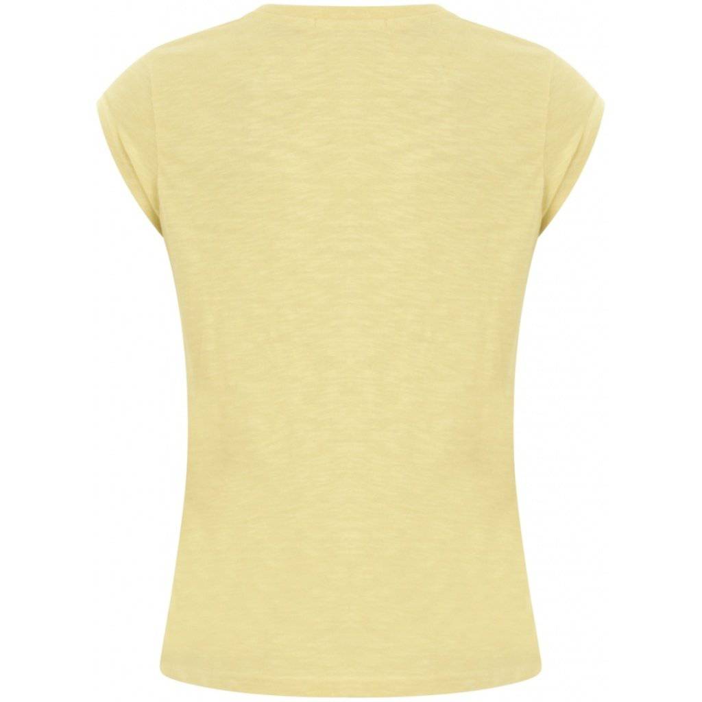 Coster Copenhagen yellow v-neck t-shirt - Your Style Your Story