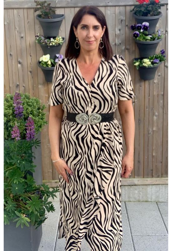 Long Dress with Zebra Print - Your Style Your Story