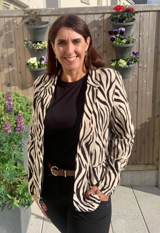 Garcia Zebra Print Blazer Your Style Your Story